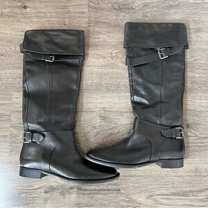 Vero Cuoio Sleek Black Over the Knee Boots